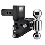 2" Multi-Pro Tow & Stow Adjustable Trailer Hitch Dual-Ball Mount 2.5" Drop (2" x 2-5/16") - TS10063BMP