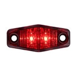 Red Mini-Sealed LED Marker/Clearance Light - MCL-13R2BK