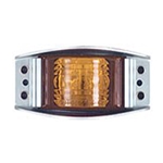 Amber Armored Die Cast LED Marker/Clearance Light - MCL-86AB