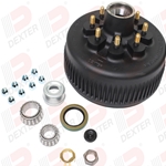 Dexter® 8,000 lbs. Grease Hub and Drum 9/16" Studs with Parts and 60 Degree Cone Nuts - K08-285-95