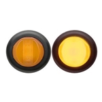 Amber GloLight™ Uni-Lite™ 3/4” Sealed LED Marker/Clearance Light - MCL111ABK