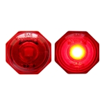 Uni-Lite™ 3/4”Red LED Non-Directional Marker/Clearance Light - MCL10RBK