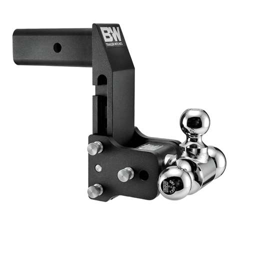 2.5" Multi-Pro Tow & Stow Adjustable Trailer Hitch Tri-Ball Mount 7" Drop (1-7/8" x 2" x 2-5/16") - TS20067BMP
