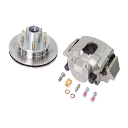 UFP Disc Brake Axle Kit, 3,750 lbs., Zinc/Stainless steel Hub & Rotor, Stainless Steel Caliper - K71-088-02