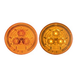 Amber Miro-Flex™ 2.5” Round Sealed LED Marker/Clearance Light - MCL-51ABK