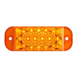 Amber LED Surface MountMarker/Clearance Light - PC Rated - MCL73AB