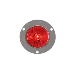 FLEET Count™ 2" Flange Mount Red LED Marker/Clearance Light - MCL56RFBK
